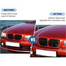 Load image into Gallery viewer, Kidney Grill for BMW 3-Series E46 Grill 1998-2001 2/4 Doors 318i 320i 325i 330i Gloss Black