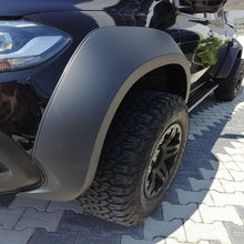 Load image into Gallery viewer, SATIN MATTE BLACK FENDER FLARES SUITS MERCEDES BENZ X-CLASS - EXTRA LARGE 7.5cm wide