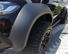 Load image into Gallery viewer, SATIN MATTE BLACK FENDER FLARES SUITS MERCEDES BENZ X-CLASS - EXTRA LARGE 7.5cm wide