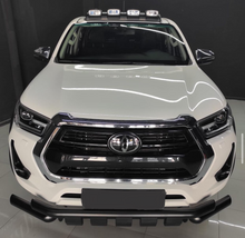 Load image into Gallery viewer, AWD 4X4 - TOYOTA HILUX - BLACK STAINLESS STEEL NUDGE BAR