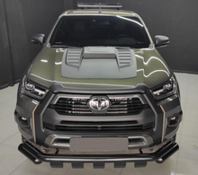 Load image into Gallery viewer, AWD 4X4 - TOYOTA HILUX - BLACK STAINLESS STEEL NUDGE BAR