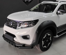 Load image into Gallery viewer, AWD 4X4 - NISSAN NAVARA - BLACK STAINLESS STEEL NUDGE BAR