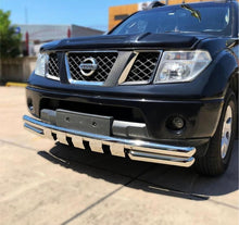 Load image into Gallery viewer, AWD 4X4 - NISSAN NAVARA - CHROME STAINLESS STEEL NUDGE BAR