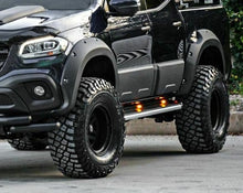 Load image into Gallery viewer, SATIN MATTE BLACK FENDER FLARES SUITS MERCEDES BENZ X-CLASS 4.5cm wide