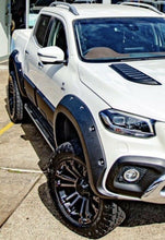 Load image into Gallery viewer, SATIN MATTE BLACK FENDER FLARES SUITS MERCEDES BENZ X-CLASS 4.5cm wide