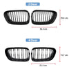 Kidney Grill for BMW 3-Series E46 Grill 1998-2001 2/4 Doors 318i 320i 325i 330i Gloss Black