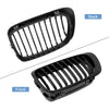Kidney Grill for BMW 3-Series E46 Grill 1998-2001 2/4 Doors 318i 320i 325i 330i Gloss Black