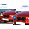 Kidney Grill for BMW 3-Series E46 Grill 1998-2001 2/4 Doors 318i 320i 325i 330i Gloss Black