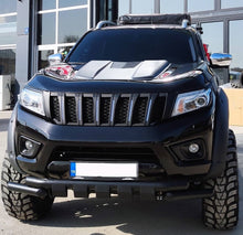 Load image into Gallery viewer, AWD 4X4 - NISSAN NAVARA - BLACK STAINLESS STEEL NUDGE BAR
