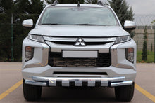 Load image into Gallery viewer, AWD 4X4 - MITSUBISHI TRITON - CHROME STAINLESS STEEL NUDGE BAR
