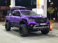 Load image into Gallery viewer, SATIN MATTE BLACK FENDER FLARES SUITS MERCEDES BENZ X-CLASS - EXTRA LARGE 7.5cm wide
