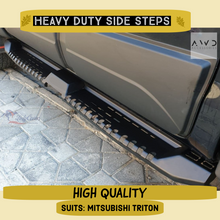 Load image into Gallery viewer, AWD 4X4 - MITSUBISHI TRITON - European Side Steps / Running Boards
